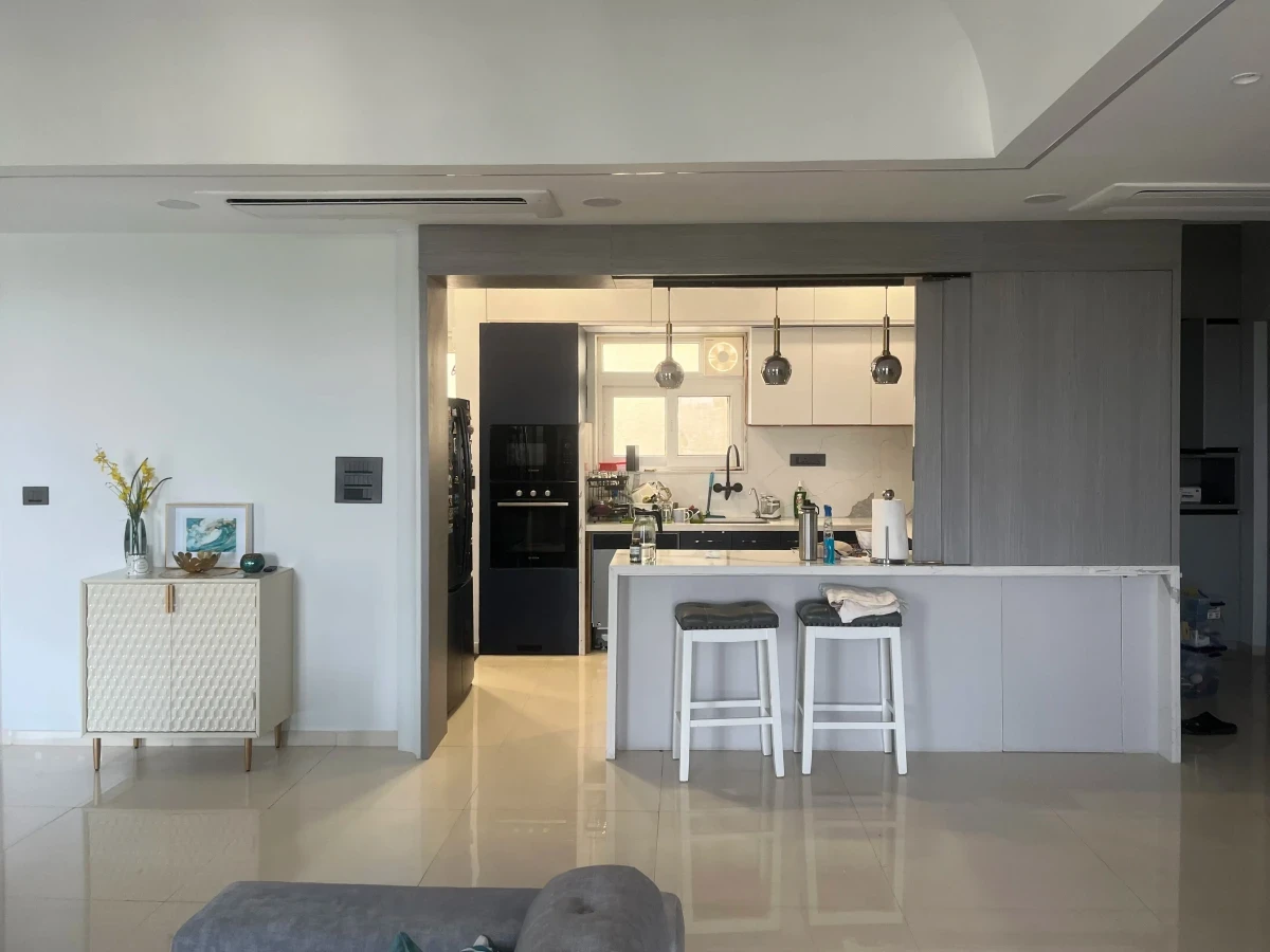 3BHK Master Bedroom Interior Design - Premium Bavdhan
